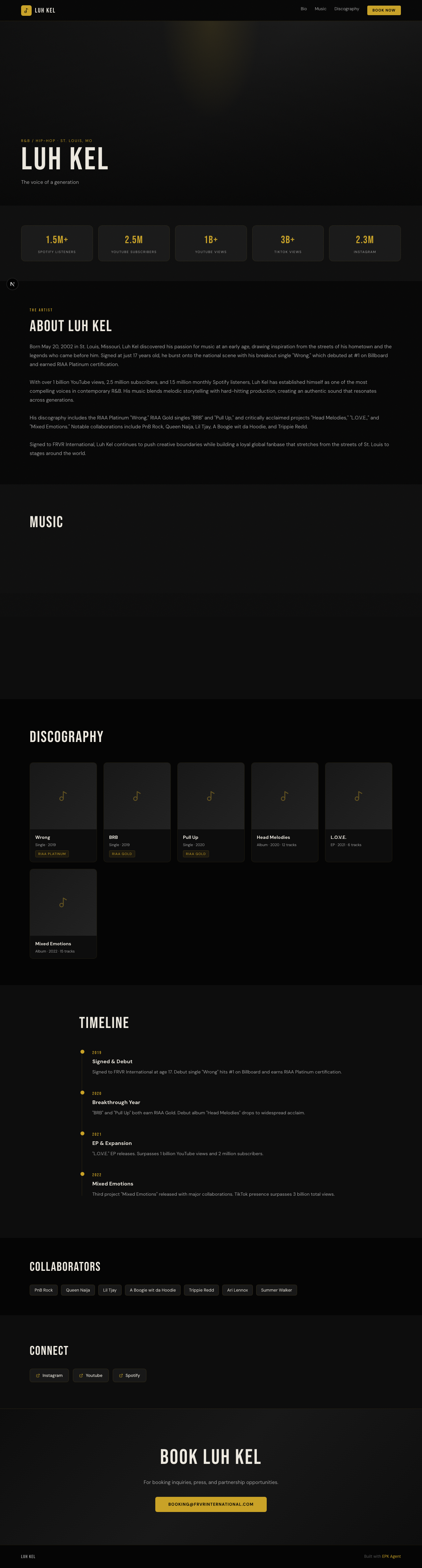 Main EPK preview